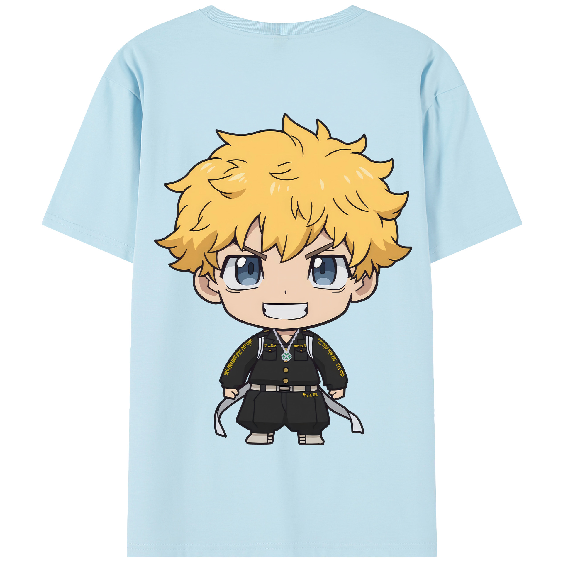 （画像用） 東京リベンジャーズ Tokyo Revengers 綿100％半袖Tシャツ（背面プリント）